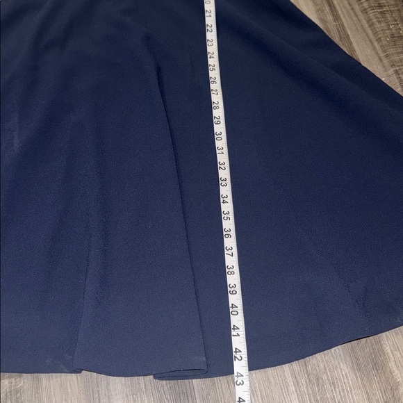 Dress the Population Catalina Fit & Flare Black XL $182 navy blue sleeveless - Picture 5 of 10